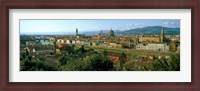 Framed Buildings in a city with Florence Cathedral in the background, San Niccolo, Florence, Tuscany, Italy