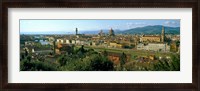 Framed Buildings in a city with Florence Cathedral in the background, San Niccolo, Florence, Tuscany, Italy