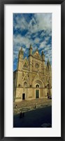 Framed Facade of a cathedral, Duomo Di Orvieto, Orvieto, Umbria, Italy