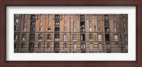 Framed Low angle view of warehouses in a city, Speicherstadt, Hamburg, Germany
