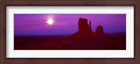 Framed Sunset in Monument Valley, Utah (red)