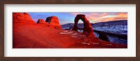 Framed Delicate Arch, Arches National Park, Utah