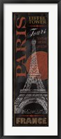 Paris Tours Framed Print