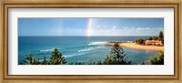 Framed Rainbow over the sea