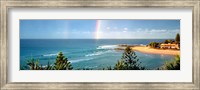 Framed Rainbow over the sea