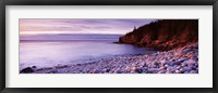 Framed Sunset over the coast, Acadia National Park, Maine