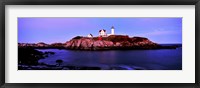 Framed Nubble Lighthouse, Cape Neddick, Maine