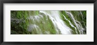 Framed Waterfall in a forest, USA