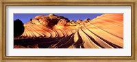 Framed Sandstone hills, The Wave, Coyote Buttes, Utah, USA