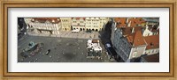 Framed High angle view of buildings in a city, Prague Old Town Square, Prague, Czech Republic