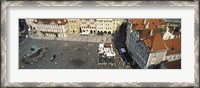 Framed High angle view of buildings in a city, Prague Old Town Square, Prague, Czech Republic