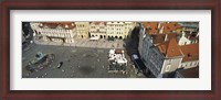 Framed High angle view of buildings in a city, Prague Old Town Square, Prague, Czech Republic