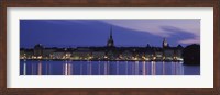 Framed Buildings at the waterfront, Lake Malaren, Gamla Stan, Stockholm, Sweden