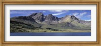 Framed Hills, Cuillins, Loch Slapin, Isle Of Skye, Scotland