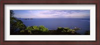 Framed Island in an ocean, Papagayo Peninsula, Costa Rica