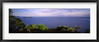 Framed Island in an ocean, Papagayo Peninsula, Costa Rica