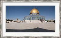 Framed Town square, Dome Of the Rock, Temple Mount, Jerusalem, Israel