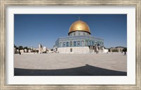 Framed Town square, Dome Of the Rock, Temple Mount, Jerusalem, Israel
