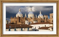 Framed Low angle view of a cathedral, Immaculate Conception Cathedral, Cuenca, Azuay Province, Ecuador