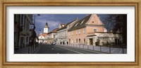 Framed Church in a city, Black Church, Brasov, Transylvania, Romania