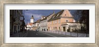 Framed Church in a city, Black Church, Brasov, Transylvania, Romania