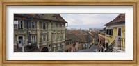 Framed Buildings in a city, Town Center, Big Square, Sibiu, Transylvania, Romania