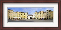 Framed Piazza Dell'Anfiteatro, Lucca, Tuscany, Italy