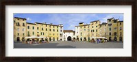 Framed Piazza Dell'Anfiteatro, Lucca, Tuscany, Italy