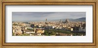 Framed Florence skyline, Tuscany, Italy