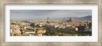 Framed Florence skyline, Tuscany, Italy