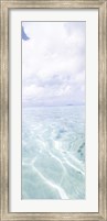 Framed Rippled pattern on blue water surface, Cinnamon Bay, St. John, US Virgin Islands