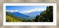 Framed Clouds over mountains, Valchiavenna, Lake Como, Lombardy, Italy