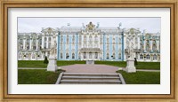 Framed Blue Facade of Catherine Palace, St. Petersburg, Russia