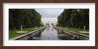 Framed Canal at Grand Cascade at Peterhof Grand Palace, St. Petersburg, Russia