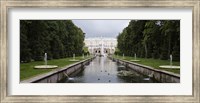 Framed Canal at Grand Cascade at Peterhof Grand Palace, St. Petersburg, Russia