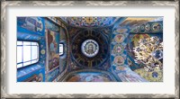 Framed Interiors of a church, Church of The Savior On Spilled Blood, St. Petersburg, Russia