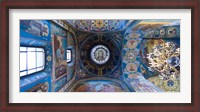 Framed Interiors of a church, Church of The Savior On Spilled Blood, St. Petersburg, Russia
