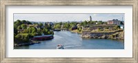 Framed Fortress at the waterfront, Suomenlinna, Helsinki, Finland