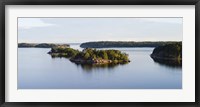 Framed Small islands in the sea, Stockholm Archipelago, Sweden