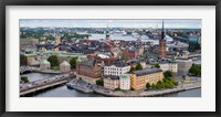 Framed High angle view of a city, Stockholm, Sweden