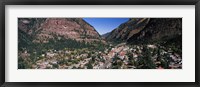 Framed Houses in a town, Ouray, Ouray County, Colorado, USA