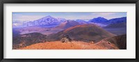 Framed Volcanic landscape, Maui, Hawaii