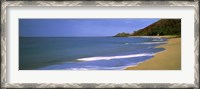 Framed Tide on the beach, Makena Beach, Maui, Hawaii, USA