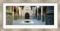 Framed Interiors of a medersa, Medersa Bou Inania, Fez, Morocco