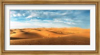 Framed Sahara Desert landscape, Morocco