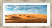 Framed Sahara Desert landscape, Morocco
