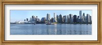 Framed Skyscrapers at the waterfront, Canada Place, Vancouver, British Columbia, Canada 2011