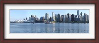 Framed Skyscrapers at the waterfront, Canada Place, Vancouver, British Columbia, Canada 2011