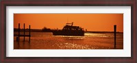 Framed Small yachts in the Atlantic ocean, Intracoastal Waterway, Charleston, Charleston County, South Carolina, USA