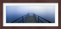 Framed Pier on a lake, Herrington Manor Lake, Garrett County, Maryland, USA